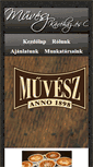 Mobile Screenshot of muveszkavehaz.hu